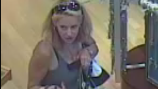 Sheriff's department seeks woman who stole from La Encantada store